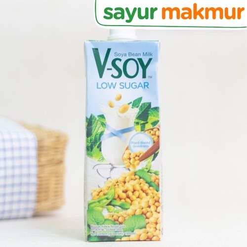 V-Soy Soy Milk Low Sugar Barista 1.000 ml Sayurmakmur