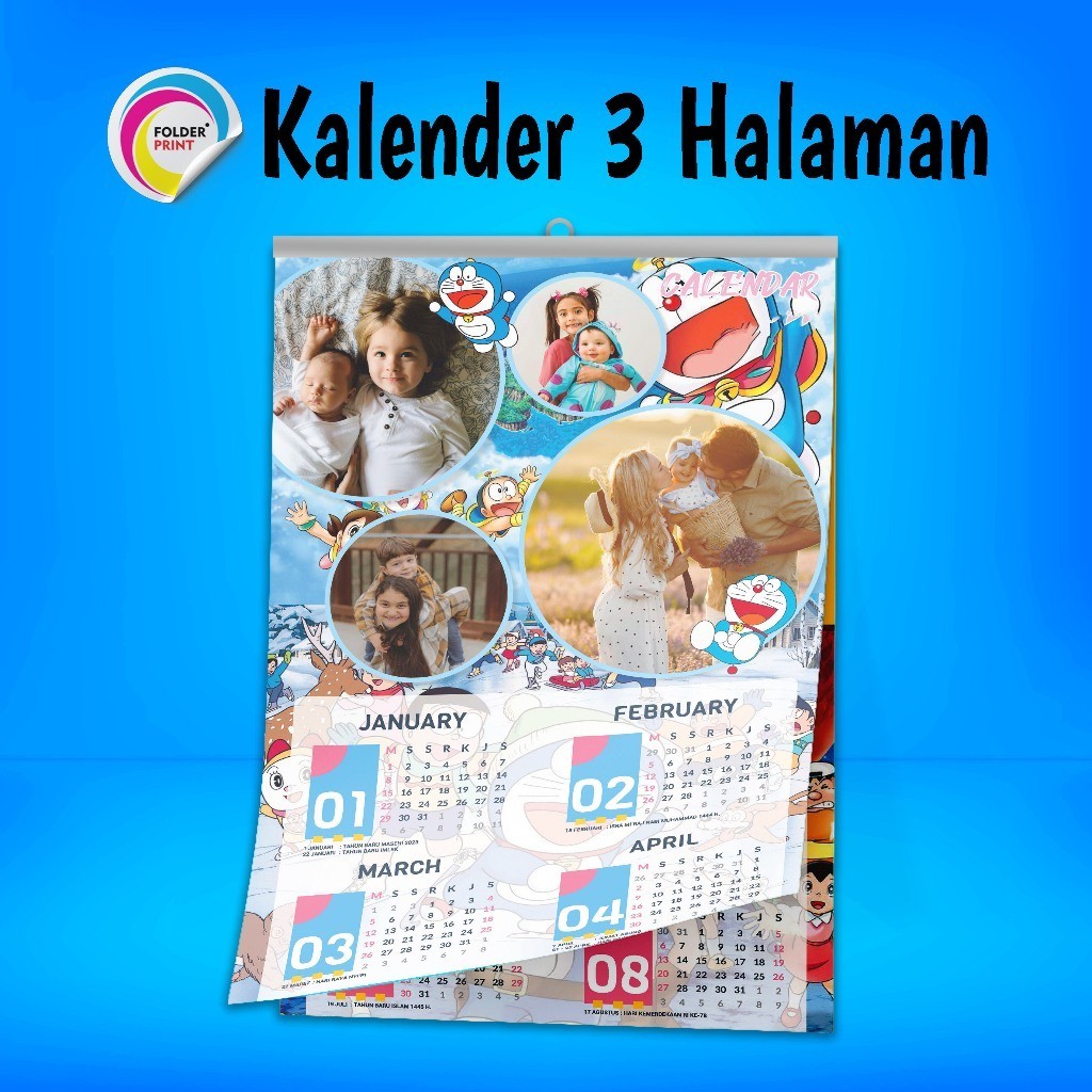 

Cetak Kalender Dinding Custom 3 Lembar Halaman Custom Free Design