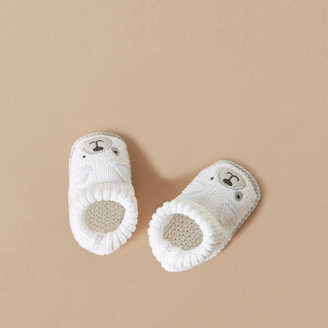 Babyshop Sepatu Bayi Juniors Embroidered Slip-On Booties