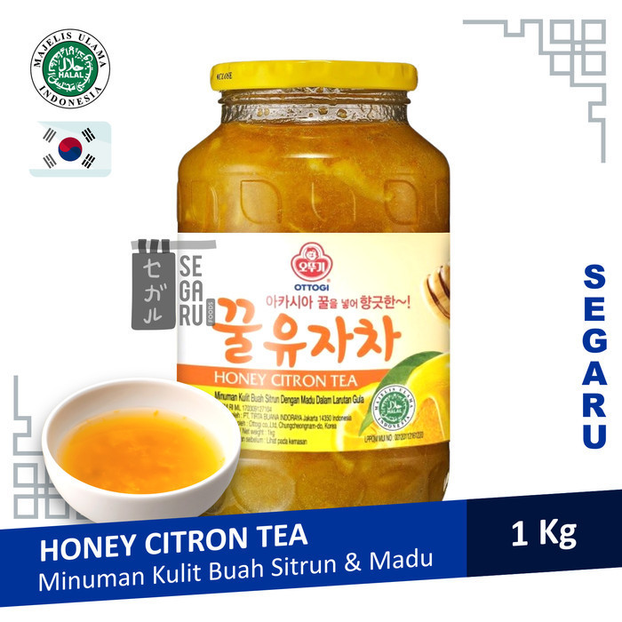 

Ottogi Honey Citron Tea Yuzu Korea Yujacha Korea Halal MUI - 500Gr