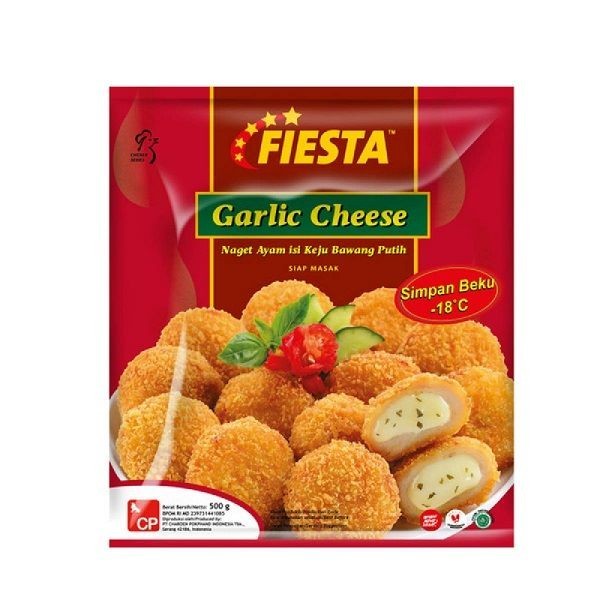 

FIESTA CHIC NUGGET GARLIC CHEESE 500GR