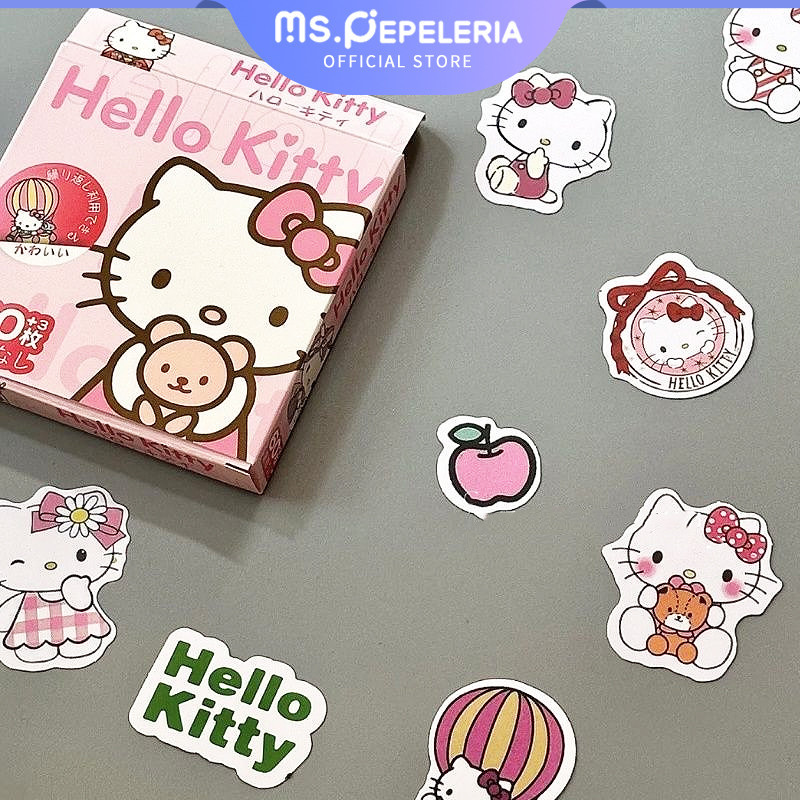 

Stiker Sanrio/Sticker Lucu /Stiker Kotak Puding Kurome Kartun Lucu 60 Buah Stiker Buku Panduan Stiker Dekoratif Guka Stiker Ponsel DIY - Ms.Pepeleria