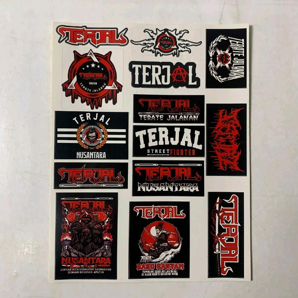 

Stiker Psht Terjal - Isi 14 Pcs - Stiker Anti Air By Ajt Print