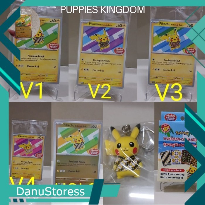 pikachu batik pikachu berkemeja batik pokemon tcg indonesia - V3 staryu - Danustoress