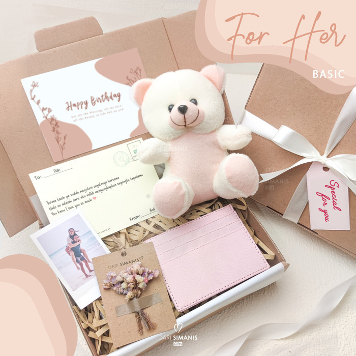

[PROMO!!!] For Her Box - Hadiah Pacar - Kado ulang tahun wanita - Box hadiah pere - Basic SAJA