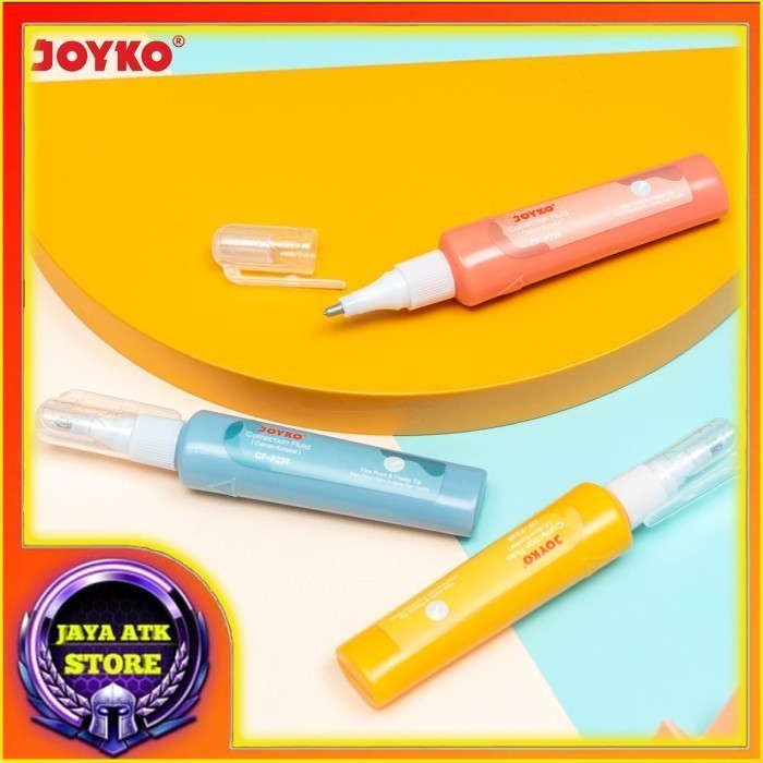 

JOYKO Correction Fluid Cairan Koreksi Penghapus Cair CF-P239 Penghapus Pulpen Imut