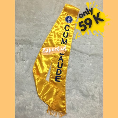 SELEMPANG CUMLAUDE IPB / TOGA IPB / SELEMPANG WISUDA Selempang Wisuda