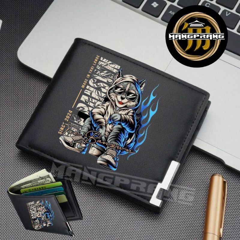 Dompet anak laki laki, dompet lipat remaja dompet wallet lipat print grafik