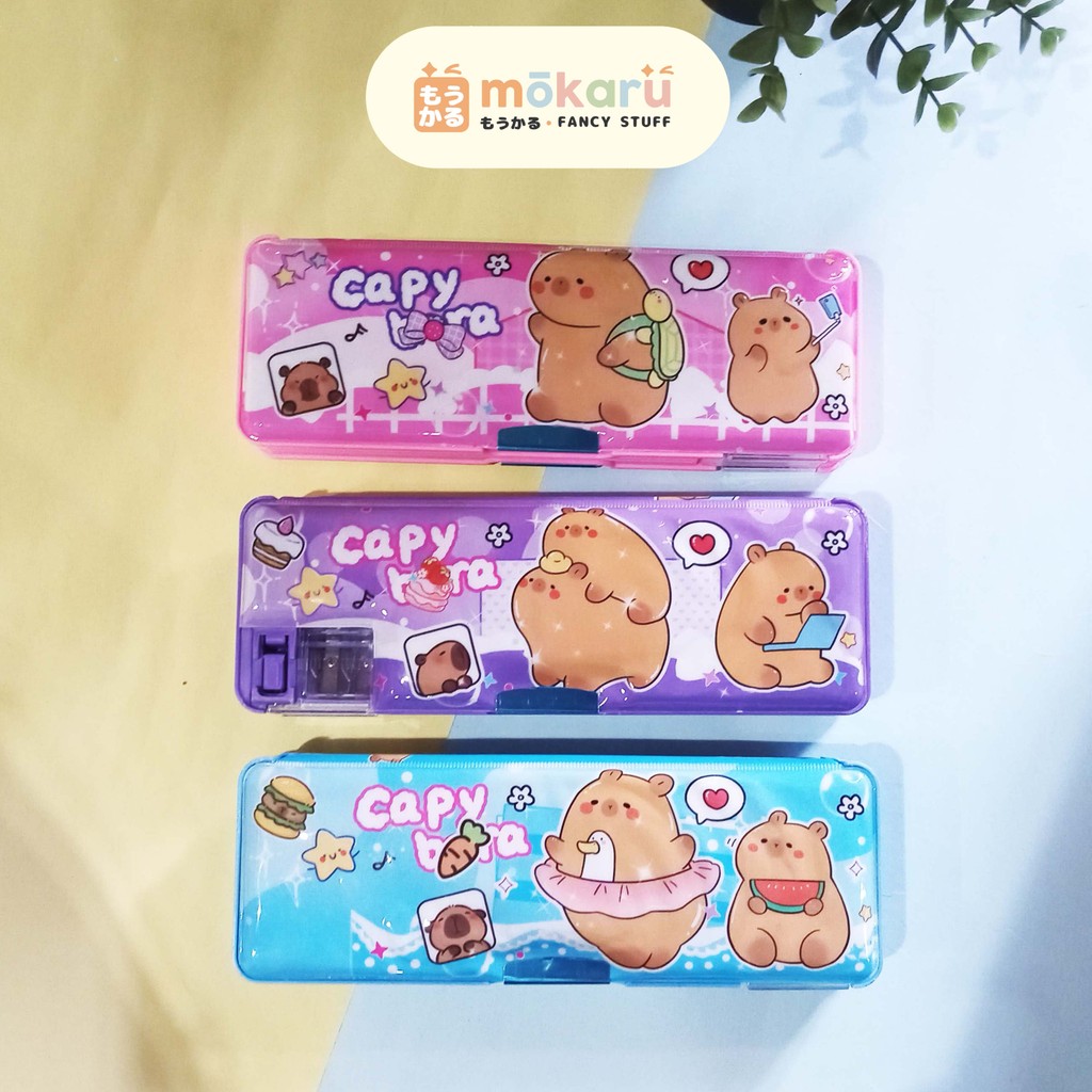 

Fancy Tempat Pensil Magnet BC-781 Pencil Case Capybara Lucu Murah