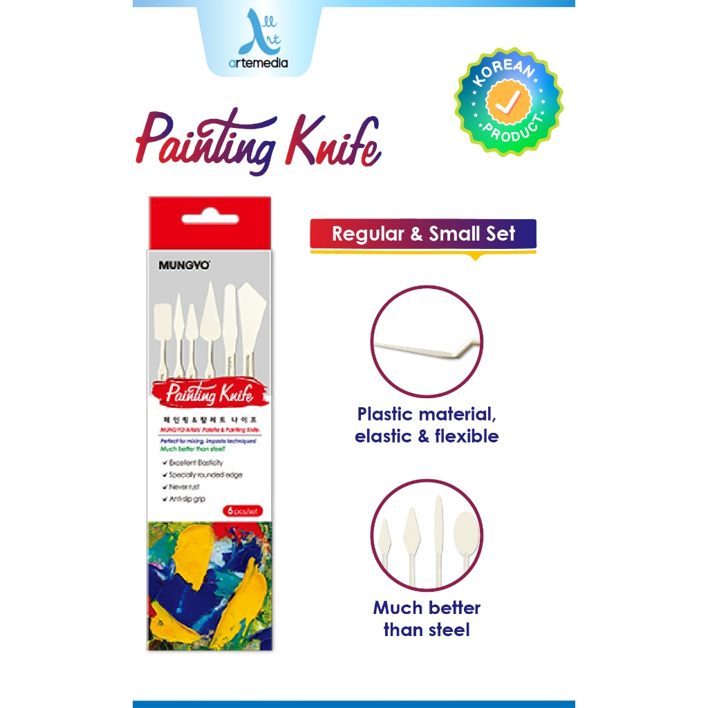 

Gramedia Surabaya - Mungyo Painting Palette Knife Set Art Spatula