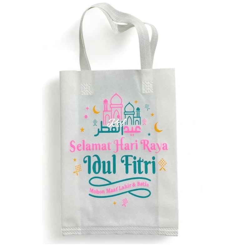 

TAS SPUNDBOND PARCEL GOODIE BAG IDUL FITRI LEBARAN 3 25X35 30x40 38x45