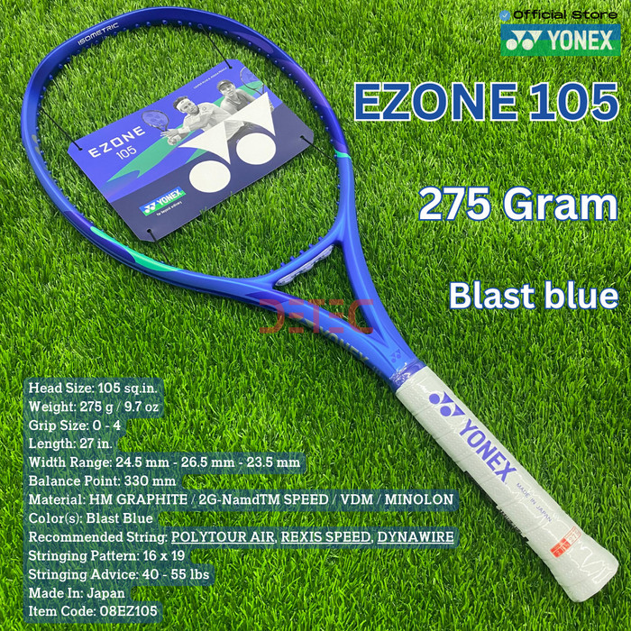 EZONE 105 275g Blast Blue Yonex  - raket tenis