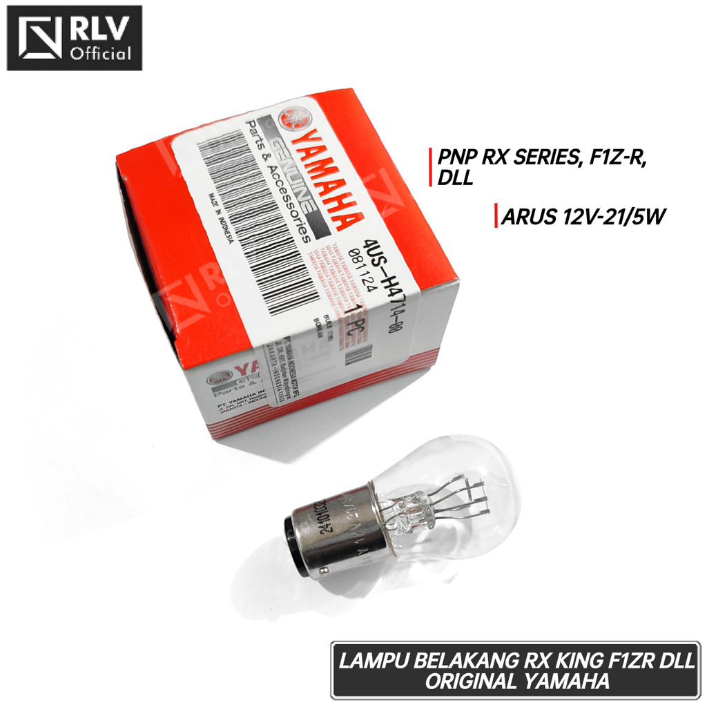 Bohlam Lampu Belakang Rx King Rxz F1zr 125z Touch TZM Original Yamaha 4US-H4714-00 - Lampu Motor