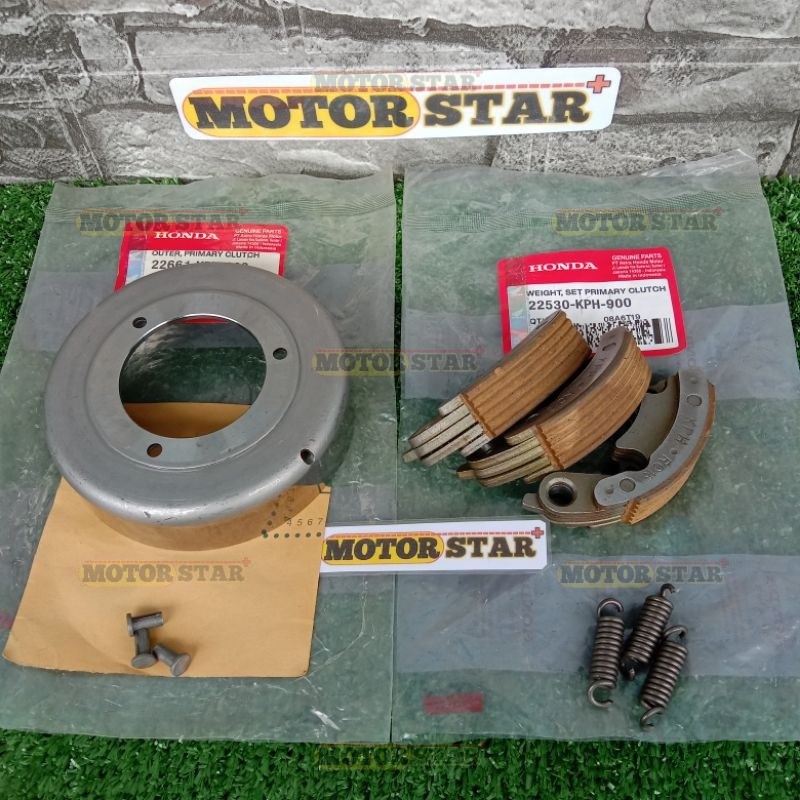 Mangkok+Kampas Ganda Karisma Supra X 125 Batman Kirana Supra x 125 Karbu