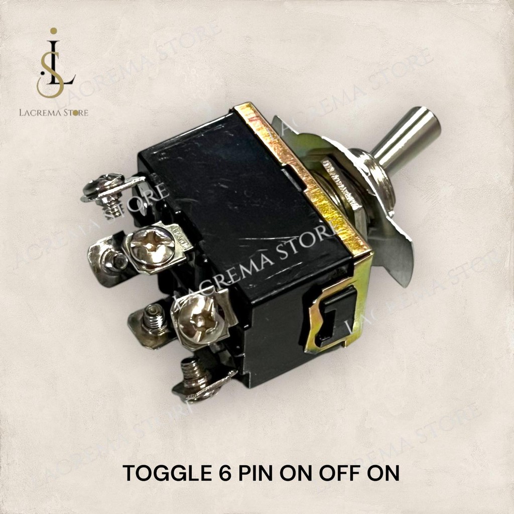SAKLAR TOGGLE 6PIN ON OF ON