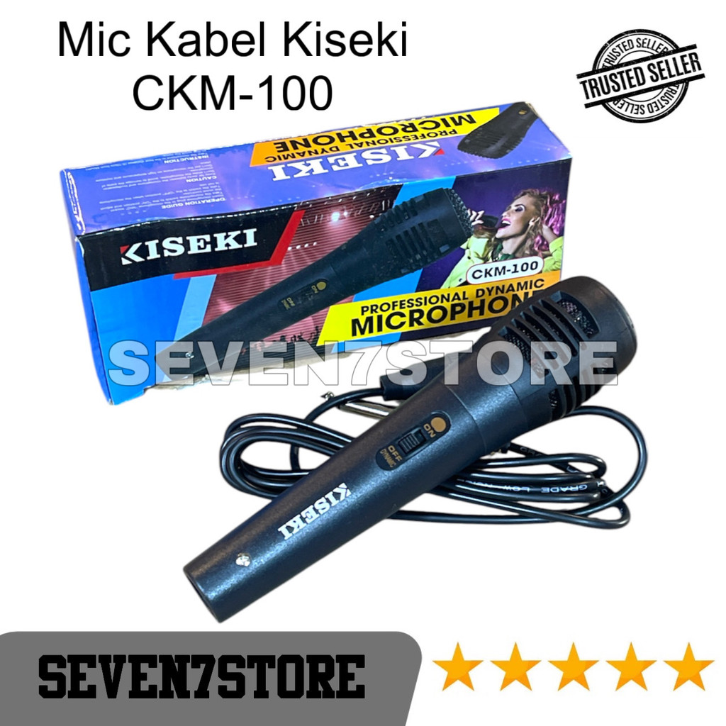 Kiseki Mic Kabel Ckm-100 | Mic Kabel Karoke | Microfon Karoke Ckm-100