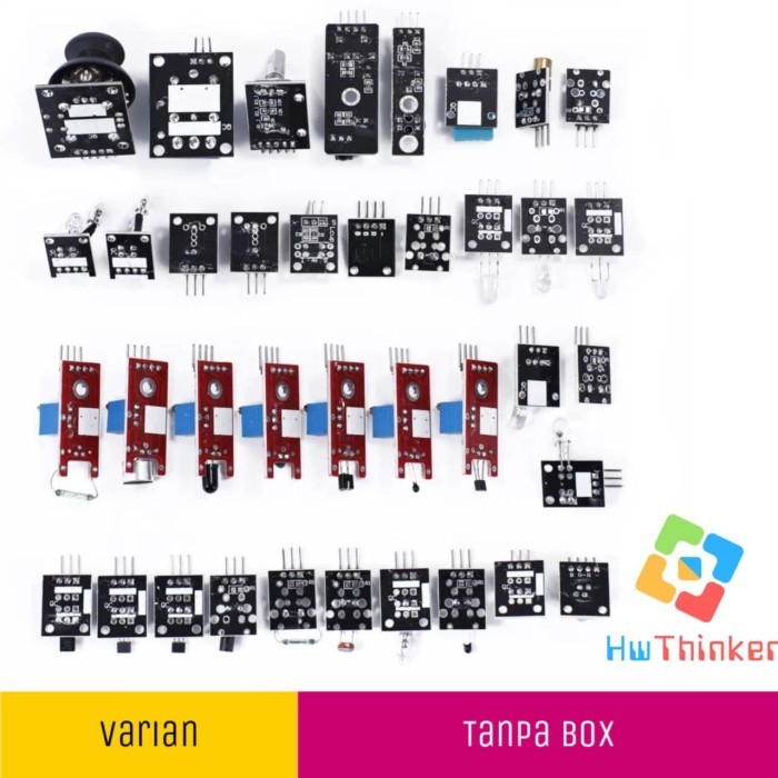 MH99 37 in 1 sensor kit for arduino - Tanpa box