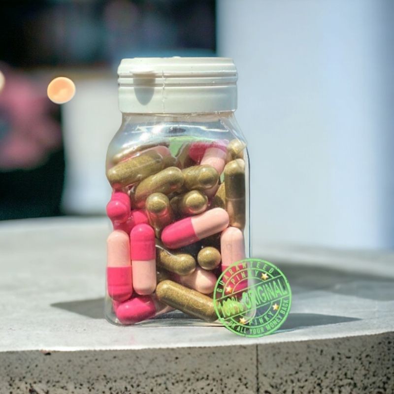 Pinky Pelangsing Badan Obat Diet Detox Slim Pink BUY 5 FREE LOGAM MULIA READY STOCK