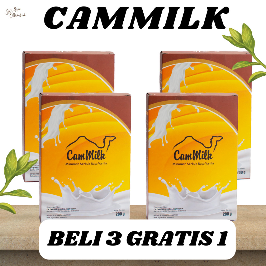 

PAKET BELI 3 GRATIS 1 CAMMILK SUSU UNTA MURAH DENGAN KUALITAS TERBAIK