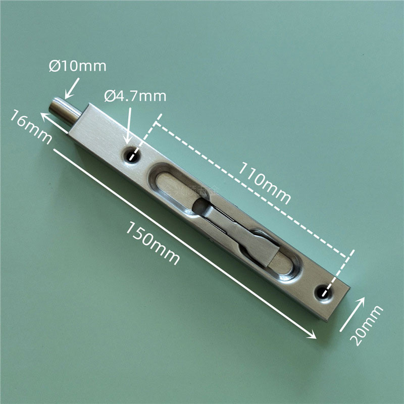 6 Inch Stainless Pintu Panjang Slot Pintu Tanam Termurah Berkualitas Original High Quality ASE