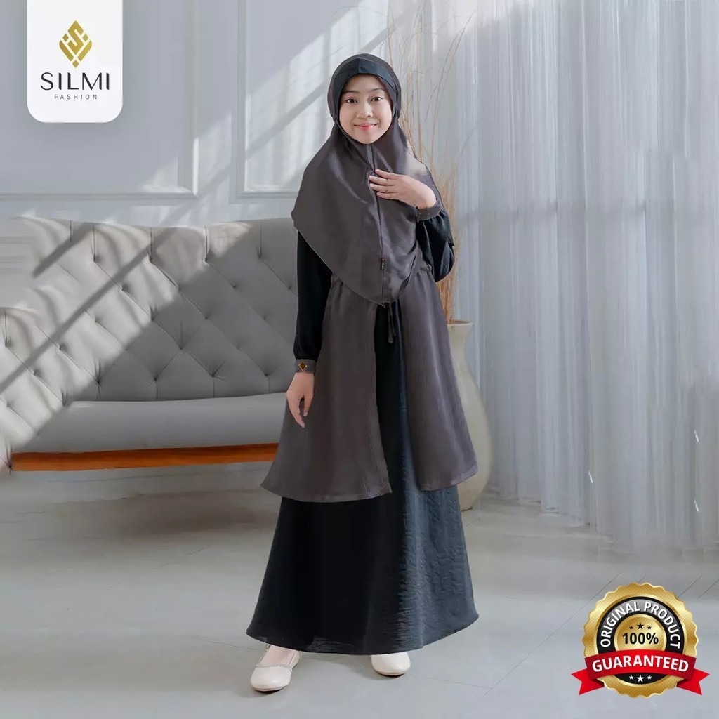 SILMI - Sarimbit Silmi Fashion Dress Perempuan Gamis dan Hijab Mawaddah Gamis Anak by Silmi