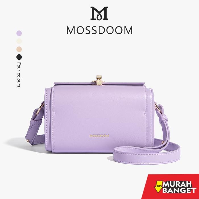 tas selempang wanita simple elegan MOSSDOOM Tas Wanita Bexley Bag Tas Kotak Elegan Tas Selempang Des
