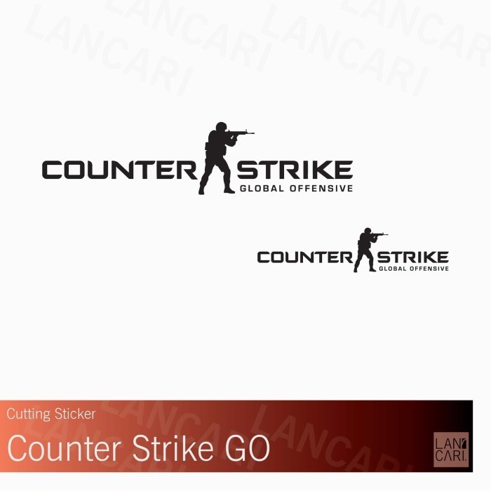 

Sticker Counter Strike Global Offensive Games Logo Vinyl cut Stiker