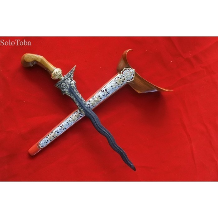 

keris naga penganten kinatah ladrang topeng KP - bilahan saja murah