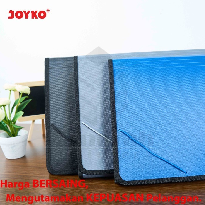 

PROMO!! -Expanding File Joyko Ukuran Folio / Map Dompet Plastik Sekat Berkas