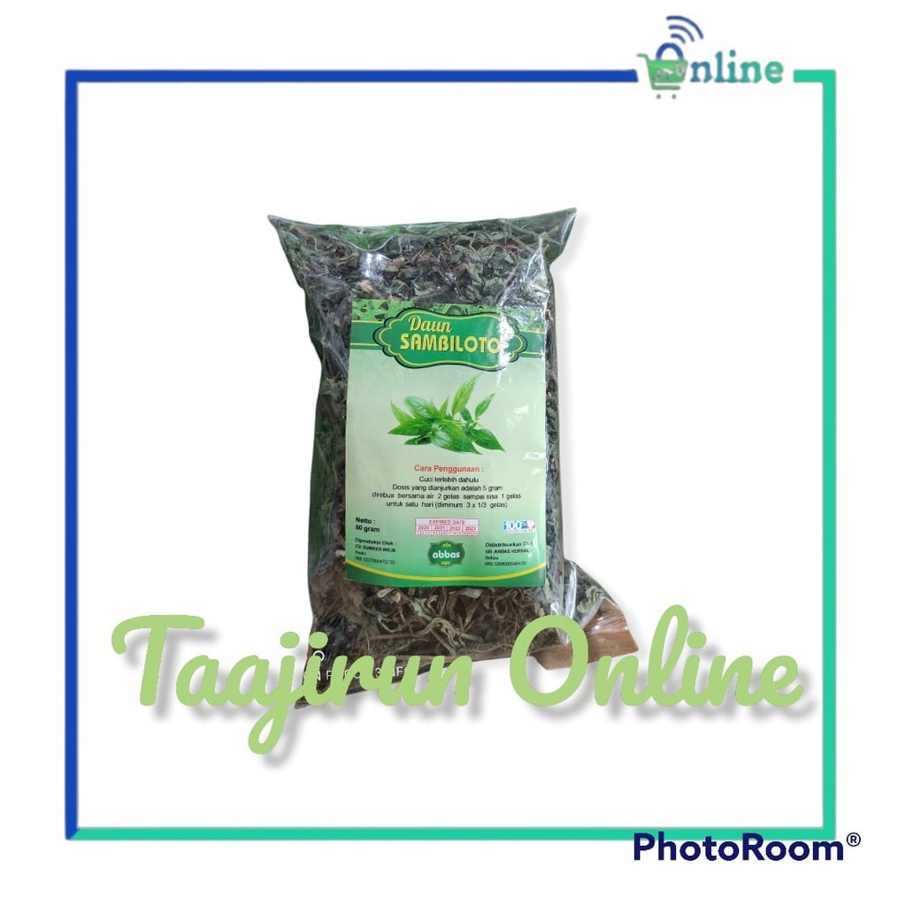 

Daun Sambiloto abbas 50gr