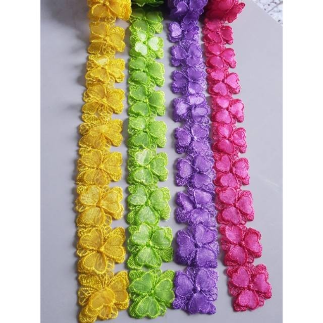 Renda bordir baju kebaya  gamis Trigidia