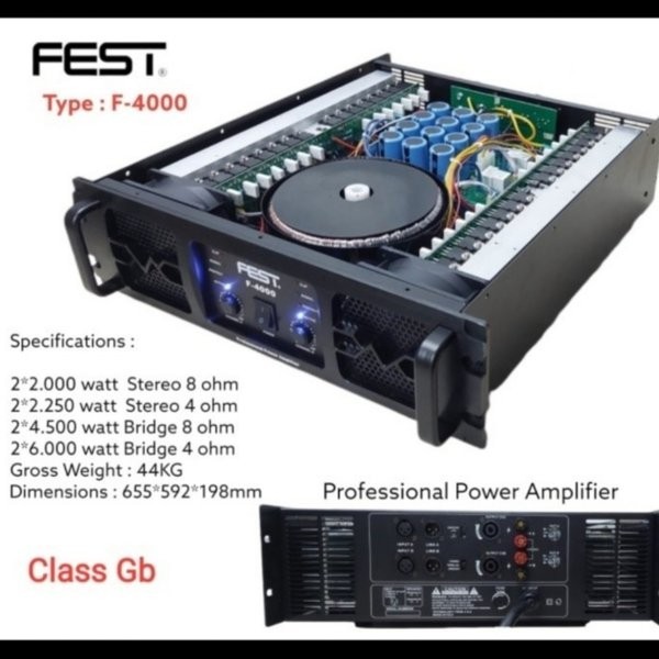 Power Amplifier Fest F4000