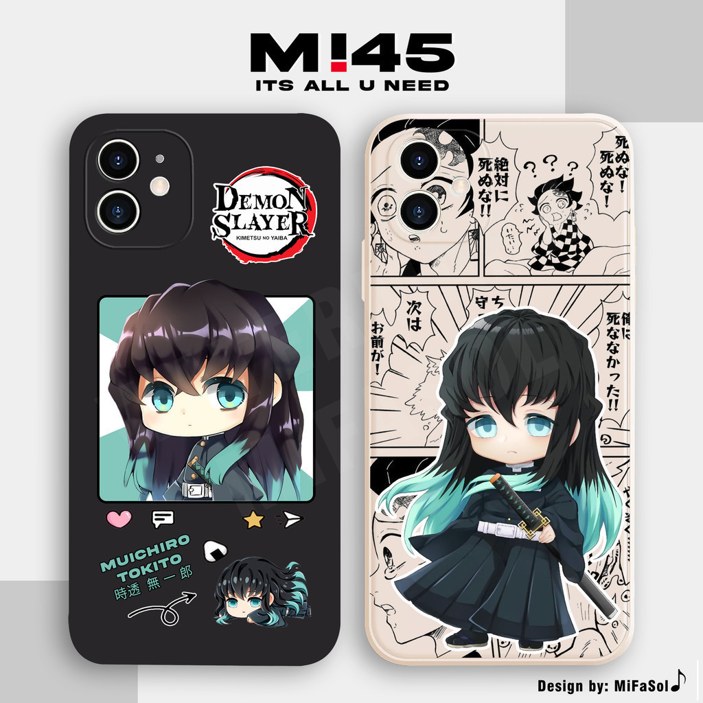 Demon Slayer Case Oppo A15 A12 A3S A5S A16 A78 A17 A57 A16K A18 A38 A58 RENO8 RENO7 RENO8T MF190 Sma