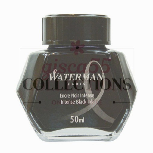 WATERMAN Fountain Pen Ink 50ml/ Tinta Fountain Pen - Intense Black