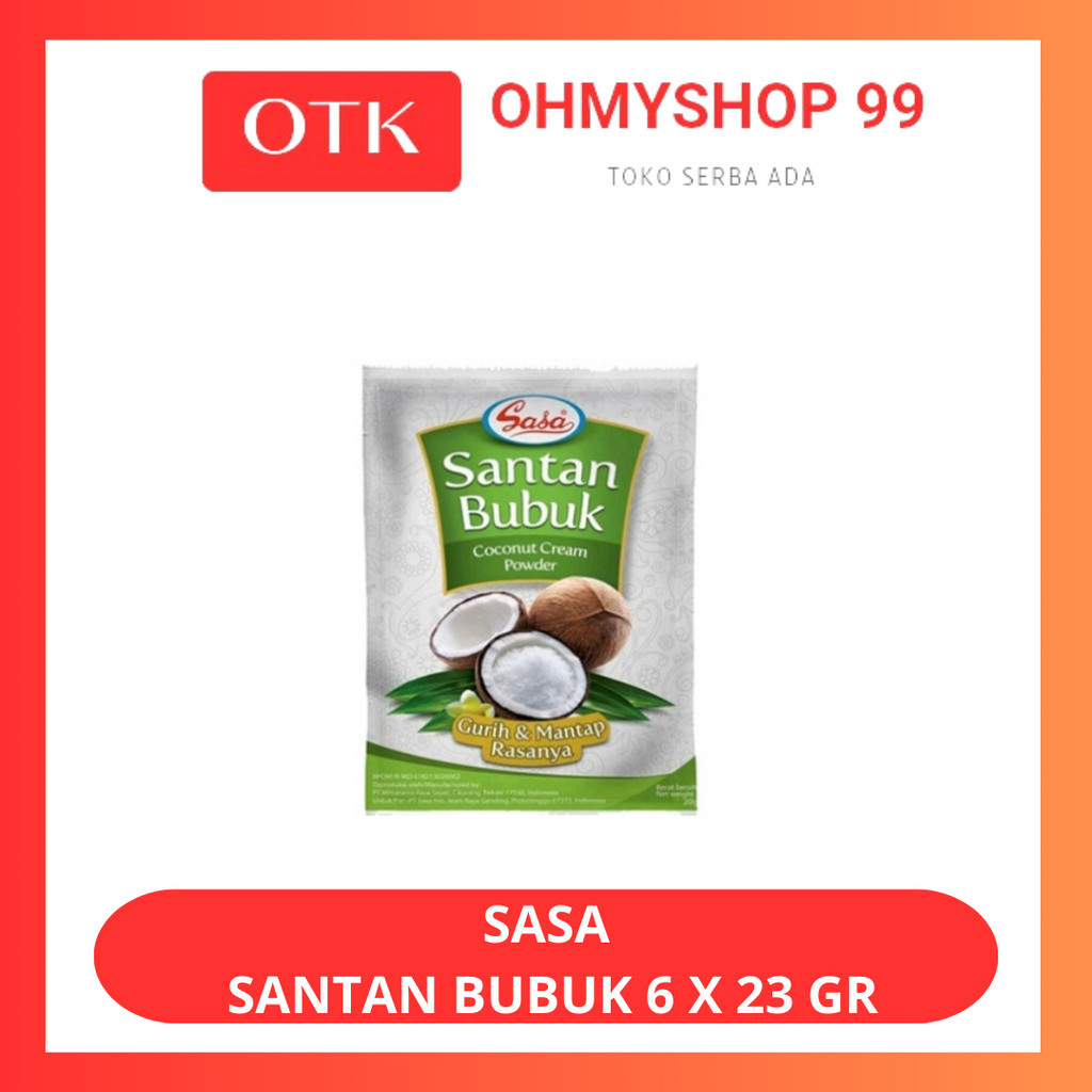 

Sasa Santan Bubuk 6 x 23gr
