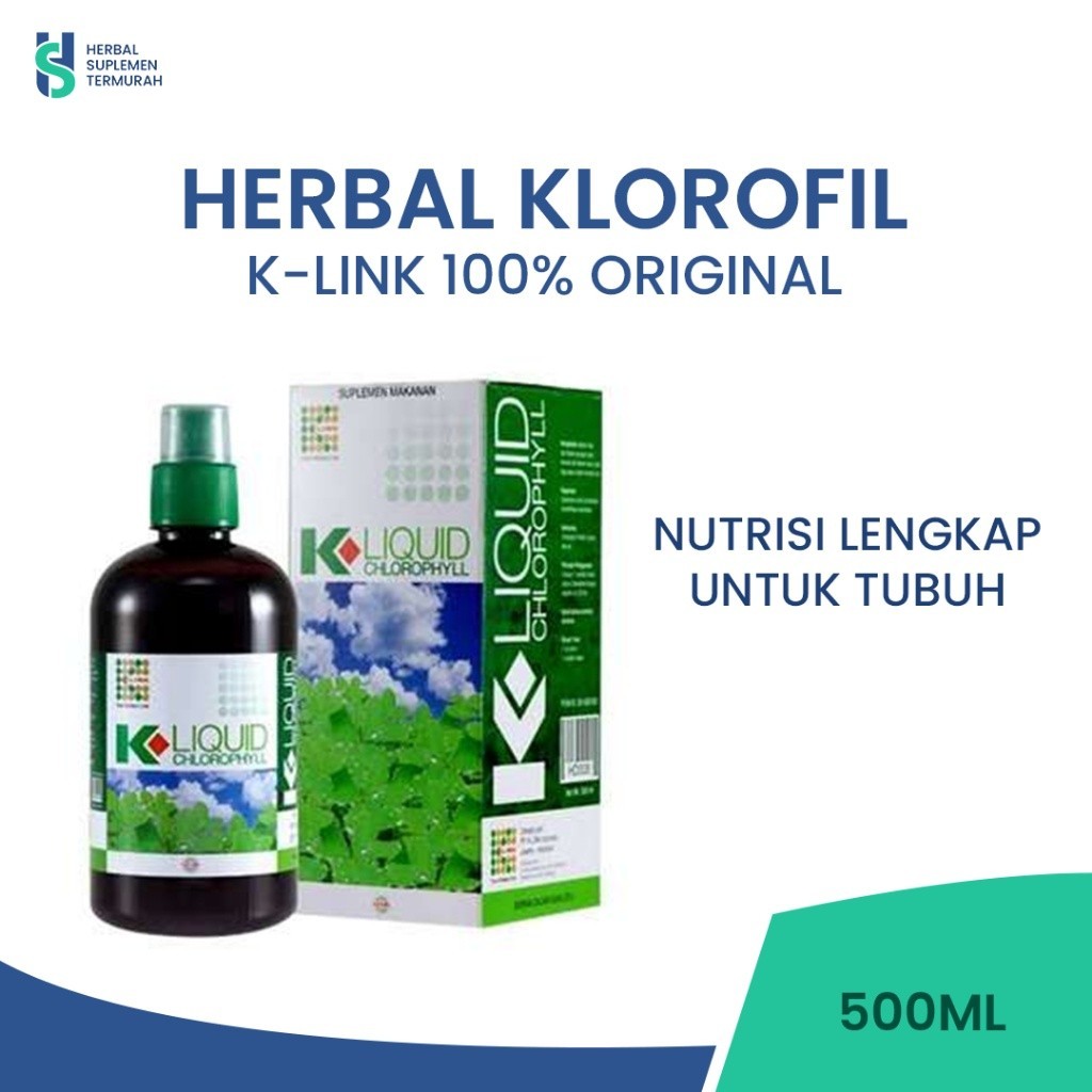 BISA COD K-LIQUID CHLOROPHYLL 500ml - Original BPOM | K-LINK Original Chlorophyll