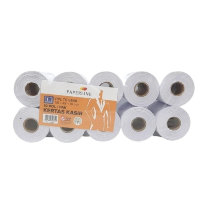 

Paperline Kertas Telstruk / Kertas Kasir 1 Ply 58x48 (Isi 10 Rol)
