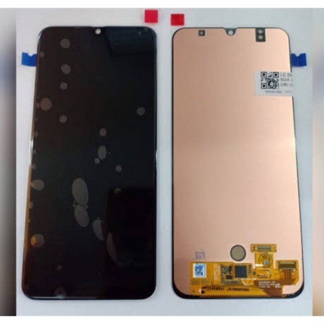 LCD SAMSUNG A50S  / A507 FULLSET + TOUCHSCREEN BLACK OLED + FINGER PRINT suport finger
