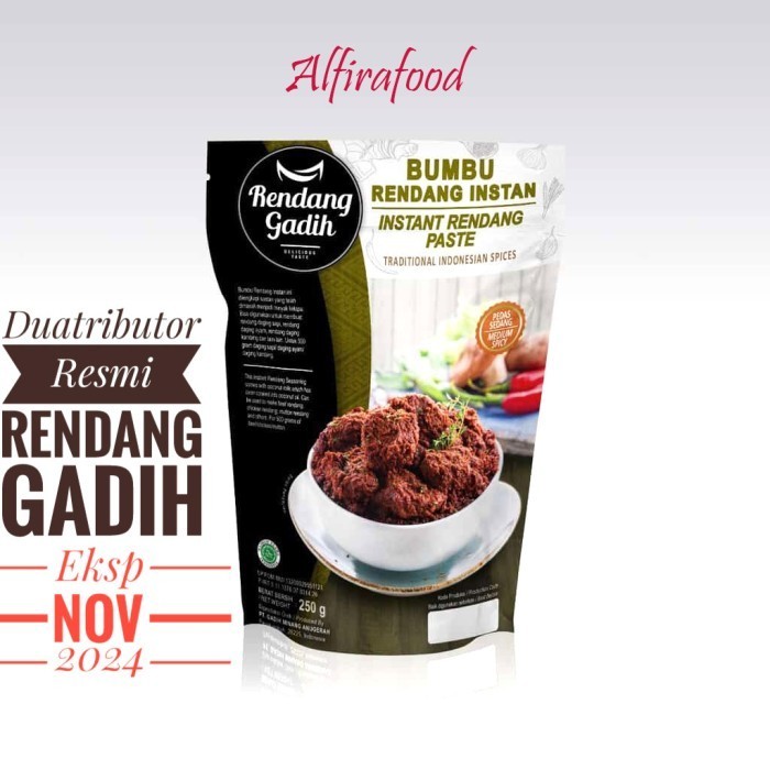 

ST Bumbu Rendang Instan - Rendang Gadih - Pedas sedang