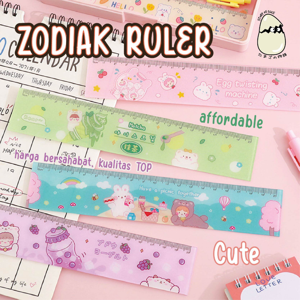

Zodiak Ruler 15 cm dan 20 cml Cute and Aesthetic Penggaris l School Suply l ATK Alat tulis l Penggaris Untuk Kotak Pensil Sekolah dan Kerja