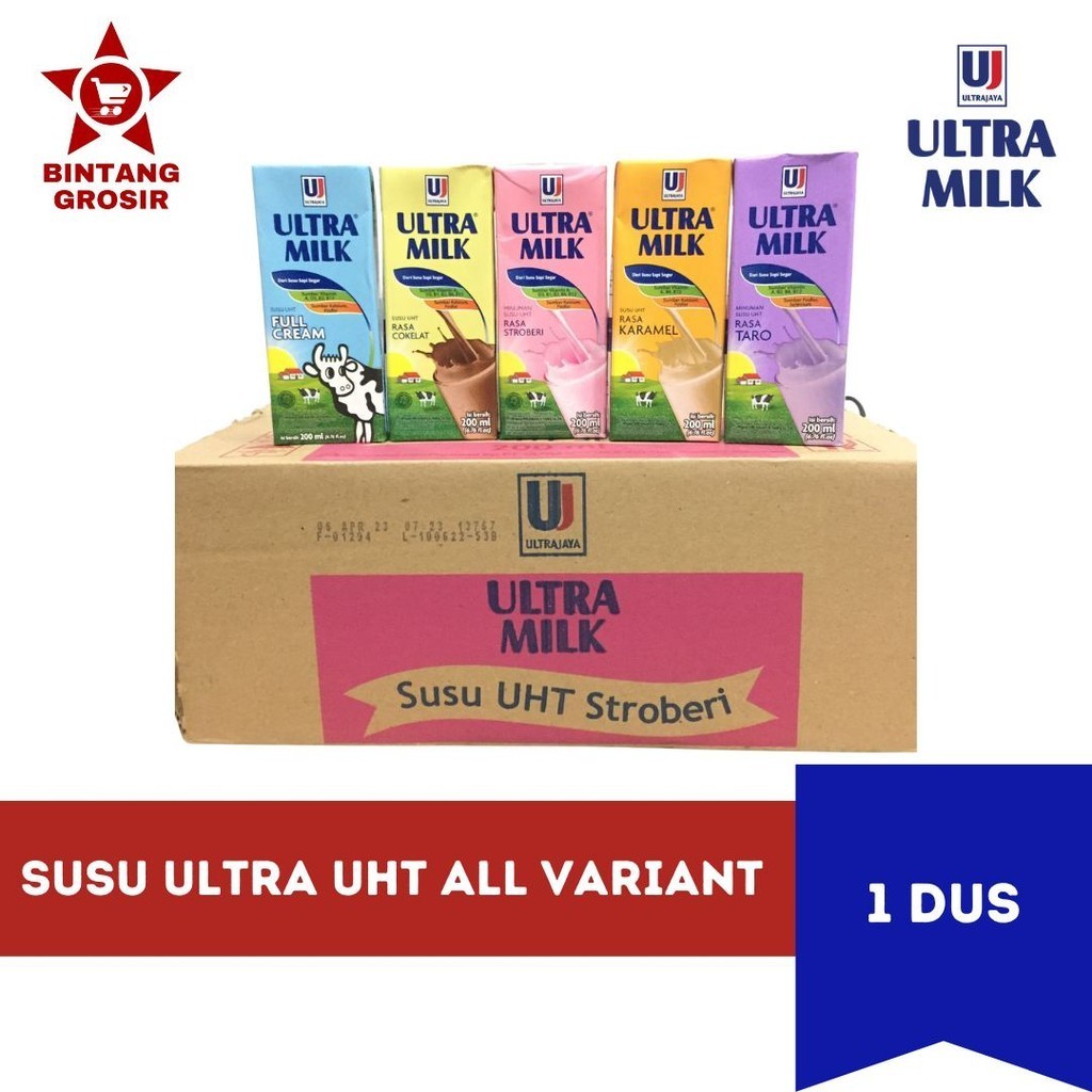 

[DUS] SUSU UHT ULTRA 200ML ULTRA JAYA MILK