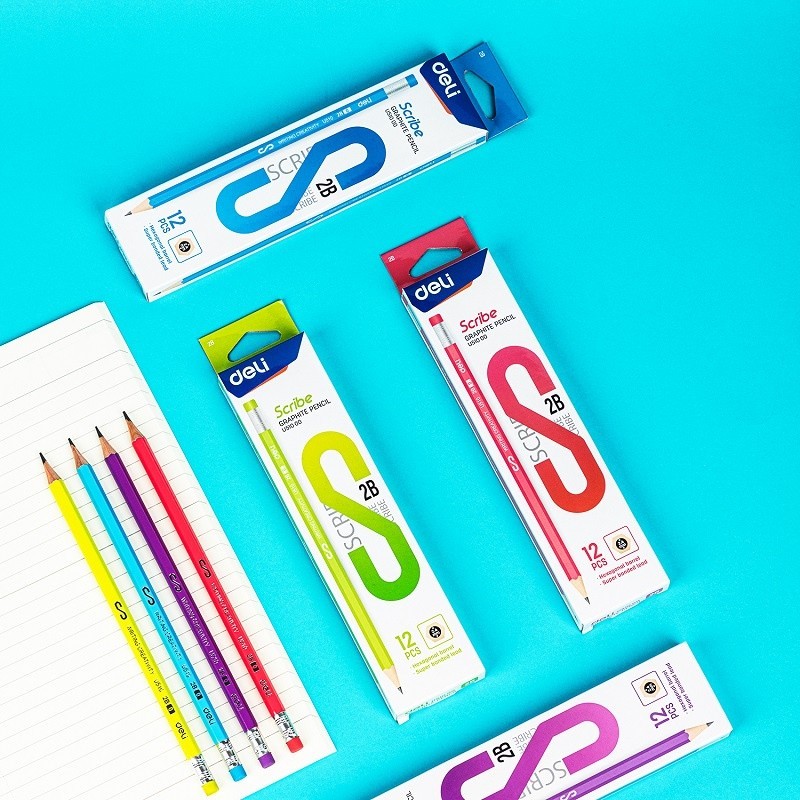 

Deli Pensil 2B Penghapus - EU51000