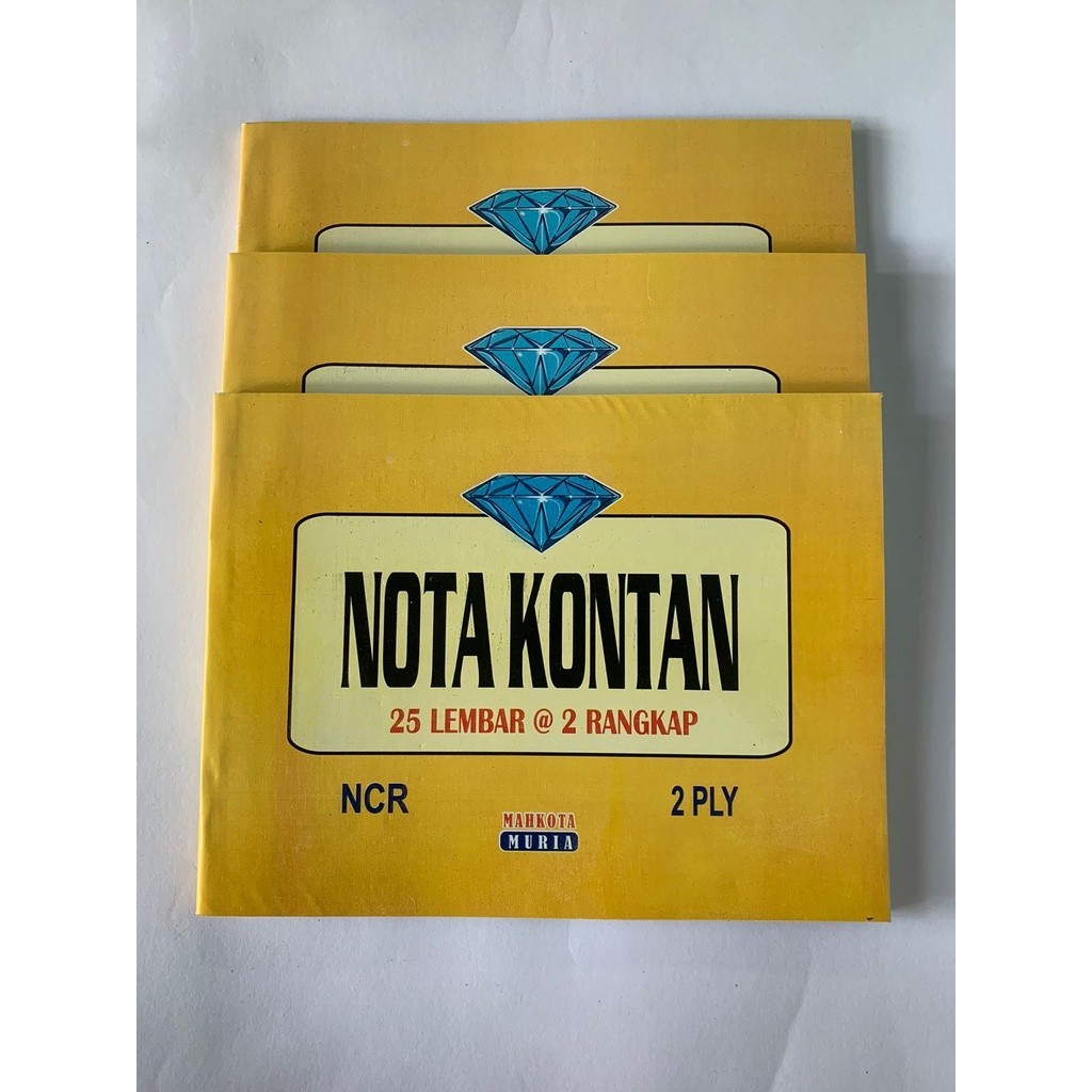 

Buku Nota Kontan 2 Ply Besar NCR / Nota Kontan B2 / Nota Rangkap 2 Landscape