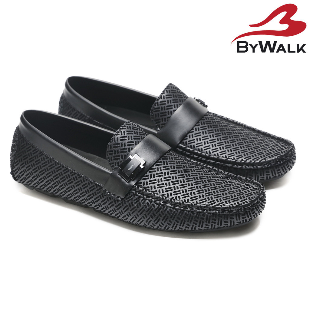 	 BYWALK CMS25 Sepatu Loafers Pria Formal Casual Moccasin Slip On	