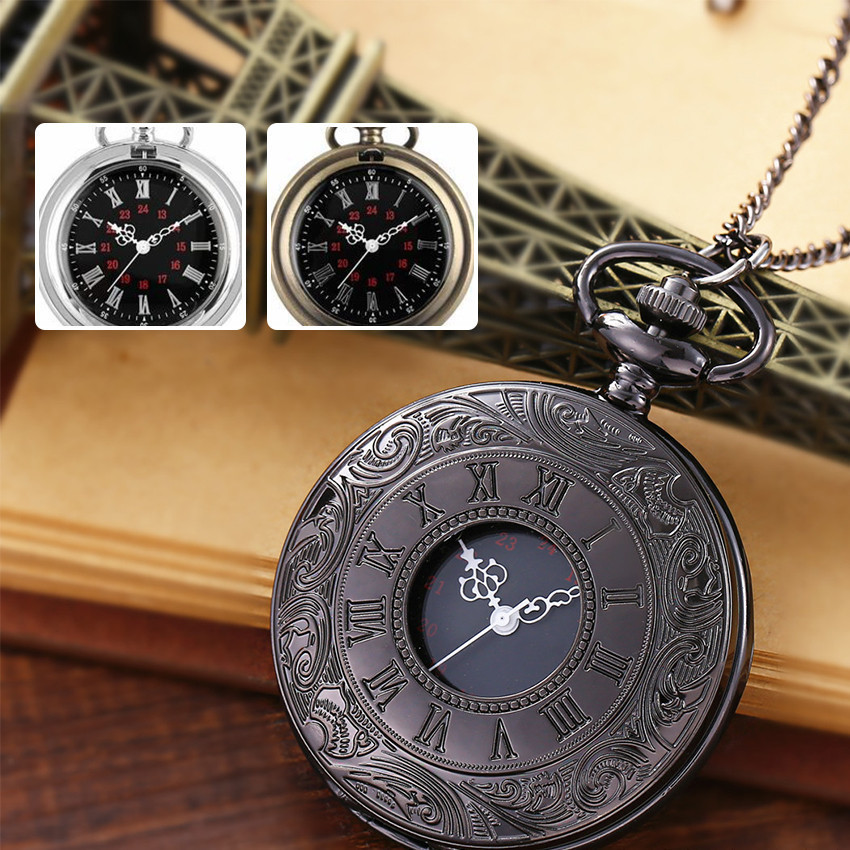 Jam Tangan Unik Saku Vintage Jam Saku Gantung Vintage Pocket Watch - Jam Saku Antik Kuno Kado Hadiah