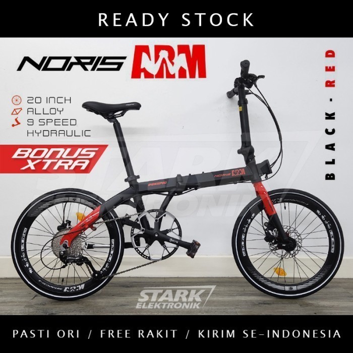promo Pacific NORIS ARM 20 inch Sepeda Lipat Folding Bike
