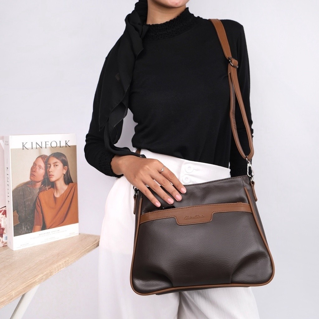 BLANCA BAG | GlowShe Tas Selempang Wanita Premium Women Sling Bag Shoulder Bag GlowSheBags Tas Cewek