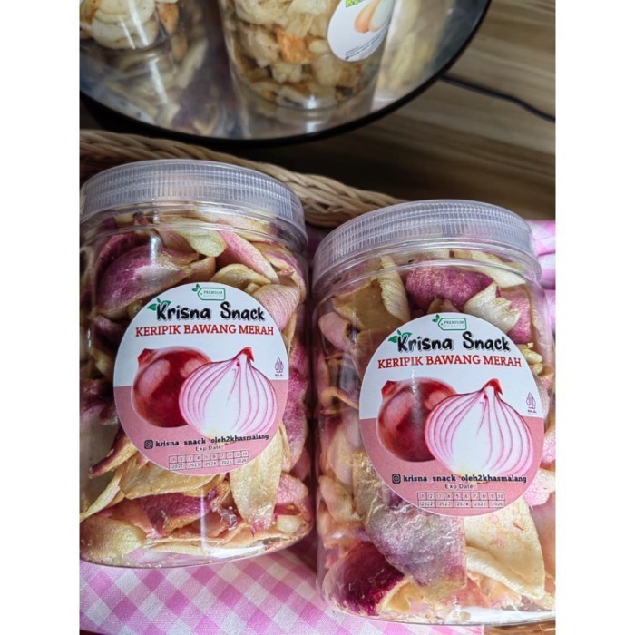 

Terbaru Healthy Crispy Kripik Bawang Merah Tidak di Goreng Snack Sehat 800ml