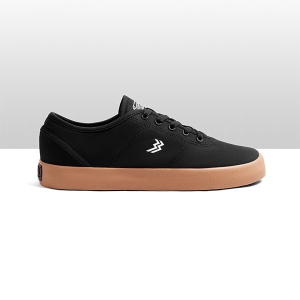 Geoff Max - Ethan Black Gum | Shoes Vulcanized | Sepatu | Sneakers | Sepatu Pria Wanita