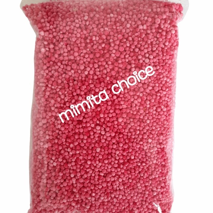 

Sagu mutiara thailand merah muda 250 gram